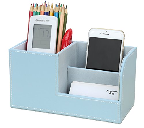 KINGFOM Multifunzionale Organizador de escritorio/Portal¨¢pices de piel/Sistema de Escritorio/Organizador de Oficina/Organizador de papeler¨ªa KINGFOM Multifunzionale Organizador de escritorio/Portal¨¢pices de piel/Sistema de Escritorio/Organizador de Oficina/Organizador de papeler¨ªa