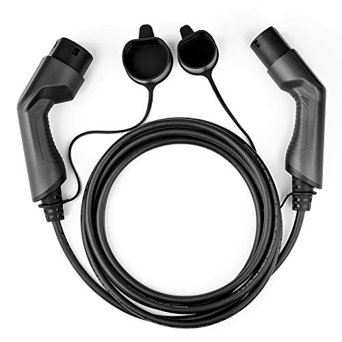 LEFANEV Cable de Carga para Coches eléctricos(EV Charger Cable/PHEV Cable),Tipo 2 (IEC62196) a Tipo 2 (IEC62196) (Tipo 2 a Tipo 2, 16A / Monofásico) LEFANEV Cable de Carga para Coches eléctricos(EV Charger Cable/PHEV Cable),Tipo 2 (IEC62196) a Tipo 2 (IEC62196) (Tipo 2 a Tipo 2, 16A / Monofásico)