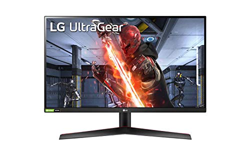LG 27GN800 Ultragear Gaming Monitor 27" QuadHD IPS 1ms HDR 10, 2560x1440, G-Sync Compatible y AMD FreeSync Premium 144Hz, HDMI 2.0 (HDCP 2.2), Display Port 1.4, Puerto AUX, Flicker Safe, Negro