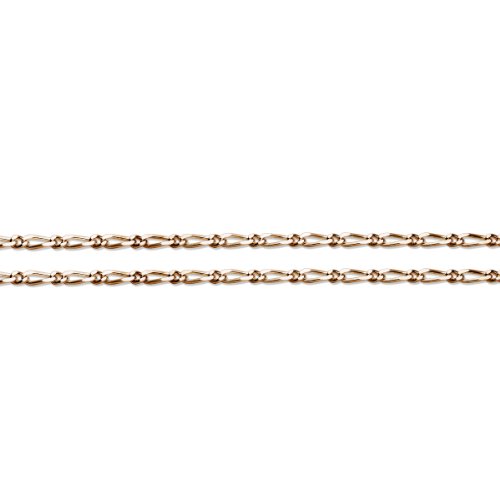 LIOR - Cadena de Oro de Ley de 18kt - 85cm Largo 3.5mm Ancho LIOR - Cadena de Oro de Ley de 18kt - 85cm Largo 3.5mm Ancho