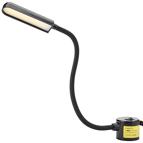 Luz de Costura - Delaman 6W COB Luz de Trabajo de Costura Ajustable, con Base Magnética, Lámpara de Máquina de Coser (Color : EU plug)