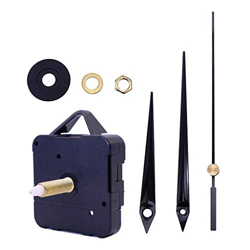 MagiDeal Nuevo Mecanismo de Movimiento de Reloj de Pared de Cuarzo, Manecillas de 92 Mm, Eje Largo de 31 Mm MagiDeal Nuevo Mecanismo de Movimiento de Reloj de Pared de Cuarzo, Manecillas de 92 Mm, Eje Largo de 31 Mm