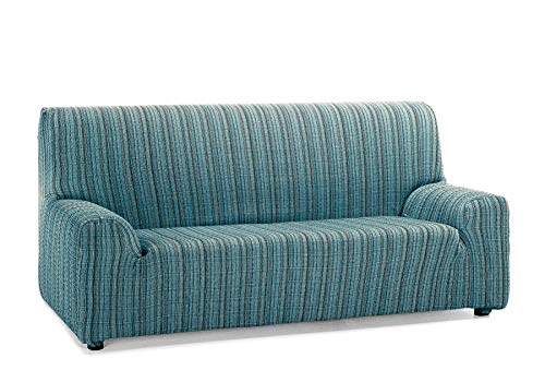 Martina Home Mejico - Funda de sofá elástica, Azul, 4 Plazas, 240 a 270 cm de ancho