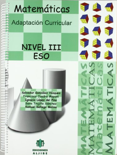 Matematicas. Nivel 3. Adaptacion Curricu: Adaptación curricular (ADAPTACIONES CURRICULARES PARA ESO)