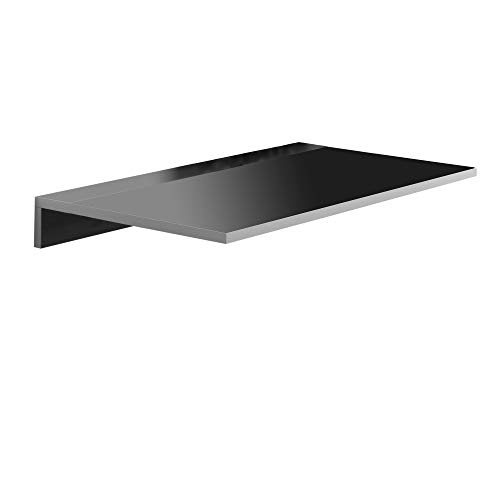 Mesa de Cocina Abatible- Modelo Montes - Color Negro/Plata - Material MDF/Metal - Medidas 80 x 10/50 x 40 cm Mesa de Cocina Abatible- Modelo Montes - Color Negro/Plata - Material MDF/Metal - Medidas 80 x 10/50 x 40 cm