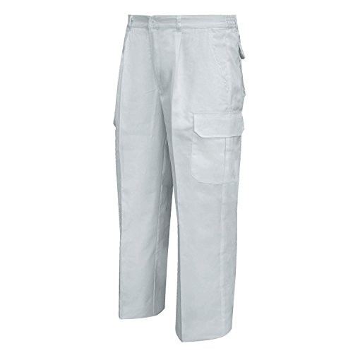 MISEMIYA 872 Pantalón de Trabajo, Blanco 2, ((38 : Cintura:66-76cm)) para Hombre