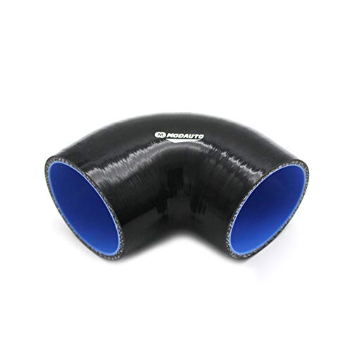 MODAUTO Manguera de Silicona Acoplador, Tubo de Silicona 90°, Universal, 3/4 Capas, Alto Rendimiento, Modelo E362I, Longitud 90mm, Diametro 70 mm MODAUTO Manguera de Silicona Acoplador, Tubo de Silicona 90°, Universal, 3/4 Capas, Alto Rendimiento, Modelo E362I, Longitud 90mm, Diametro 70 mm