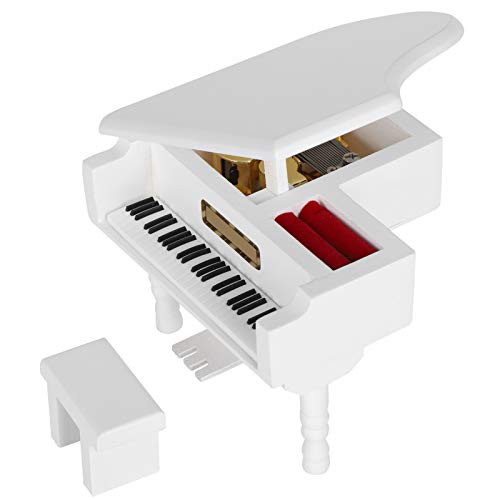 Modelo de Piano, Caja de música de Piano, decoración del hogar Mini Modelo de Piano de Madera para Estudiantes Recompensas Hogar