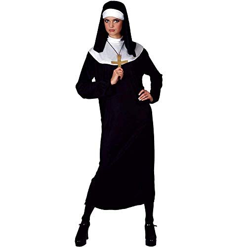 Mother - Disfraz de monja para mujer, talla S (EF-2000. S) Mother - Disfraz de monja para mujer, talla S (EF-2000. S)