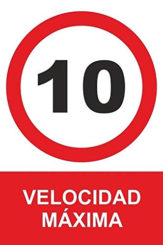 MovilCom® - Señal VELOCIDAD MAXIMA 10 PVC 0,7mm 300X400mm Señal prohibición (ref.RD41077) MovilCom® - Señal VELOCIDAD MAXIMA 10 PVC 0,7mm 300X400mm Señal prohibición (ref.RD41077)