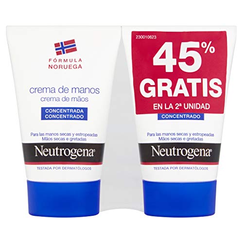 Neutrogena Cuidado Manos, Duplo crema de manos concentrada - 2 x 50 ml Neutrogena Cuidado Manos, Duplo crema de manos concentrada - 2 x 50 ml