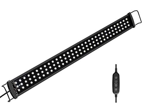 NICREW SlimLED Luz Acuario, Luz con Alto IRC para Acuario de Dulce Agua, Lámpara Acuario de Luz Blanca con Controlador de Canal Único, 60-75 cm, 32W, 9500 LM NICREW SlimLED Luz Acuario, Luz con Alto IRC para Acuario de Dulce Agua, Lámpara Acuario de Luz Blanca con Controlador de Canal Único, 60-75 cm, 32W, 9500 LM