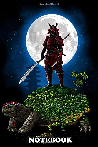 Notebook: Samurai Turtle , Journal for Writing, College Ruled Size 6" x 9", 110 Pages