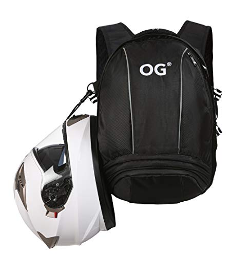 OG Online&Go EZ-Rider Mochila Moto Negra 25L, Bolsa Porta-Cascos, Correa Casco Moto, Antirrobo, Impermeable, Portátil, Reflectante OG Online&Go EZ-Rider Mochila Moto Negra 25L, Bolsa Porta-Cascos, Correa Casco Moto, Antirrobo, Impermeable, Portátil, Reflectante