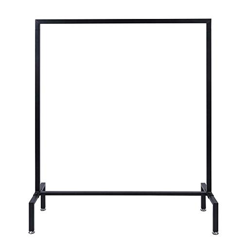 OROPY Organizador de rieles de Ropa de tubería Industrial, Carga máxima de 140 Kg, Estante de Ropa Resistente Independiente con 1 riel Colgante, 113 cm de Ancho x 138 cm de Alto, Tubo Cuadrado OROPY Organizador de rieles de Ropa de tubería Industrial, Carga máxima de 140 Kg, Estante de Ropa Resistente Independiente con 1 riel Colgante, 113 cm de Ancho x 138 cm de Alto, Tubo Cuadrado