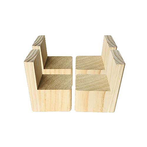 Patas de Madera para Muebles,Elevadores de Cama,Elevadores de Muebles,Elevador de Elefantes a Tipo L,para Elevar Sofás,Mesas,Sillones o Mueble de TV,Base de Madera Maciza,Pino,4 Pcs(5 * 5 * 5cm) Patas de Madera para Muebles,Elevadores de Cama,Elevadores de Muebles,Elevador de Elefantes a Tipo L,para Elevar Sofás,Mesas,Sillones o Mueble de TV,Base de Madera Maciza,Pino,4 Pcs(5 * 5 * 5cm)