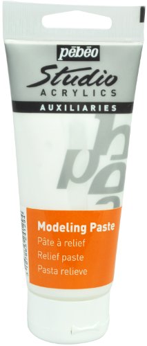 PEBEO Studio Acrylics Auxiliaries - Pasta Relieve (100 ml), Color Blanco