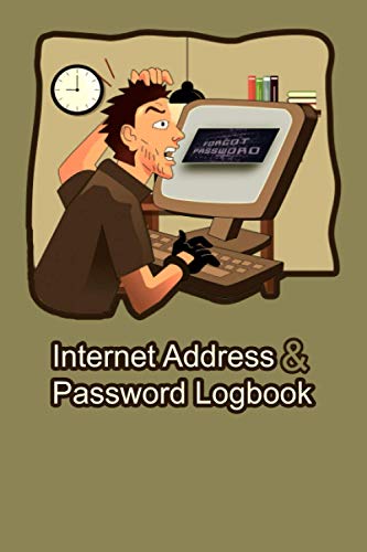 Personal Password & Internet Address Logbook: Internet Address & Password Logbook- 6x9 dimension Small Username and Password Book