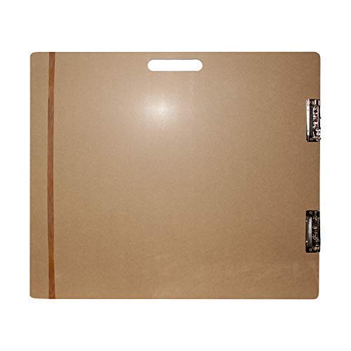 Portapapeles para Dibujo Portátil Grande de Madera - Sujetapapeles Bocetos con Banda Elástica Grande 66cm de Ancho x 58cm de Alto - Fuerte Doble Resorte de Metal para Pintar, Dibujar, Colorear Portapapeles para Dibujo Portátil Grande de Madera - Sujetapapeles Bocetos con Banda Elástica Grande 66cm de Ancho x 58cm de Alto - Fuerte Doble Resorte de Metal para Pintar, Dibujar, Colorear
