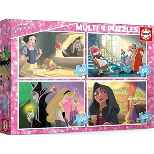 Puzzle Multi 4 Villanos Disney Educa 18626