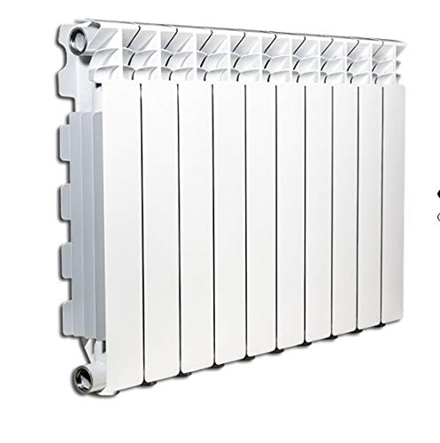 Radiador calefactor de agua o vapor Elementos de aluminio fundido Marca: Fondital Mod. Exclusivo B3 600/100 Distancia entre ejes 600 mm (50 x 60 mm (5 elementos)