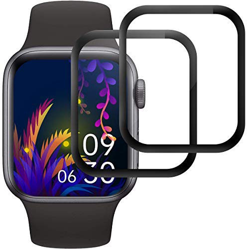 RIIMUHIR Cristal Templado para Apple Watch Series 6/5/4/SE 40mm, [2 Piezas] Protector de Pantalla para iWatch Series 6/5 40mm, Anti-Scratches, Vidrio Templado, Sin Burbujas, Alta Definición