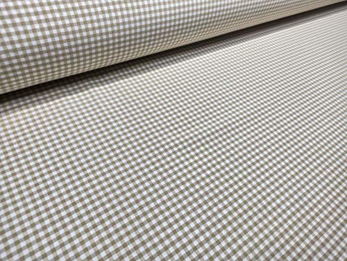 RIVERO Tejidos. Tejido de loneta con Fondo Estampado de Vichy 5 mm con 280 cm de Ancho. Se Vende por Metros. Ideal para la confección de Cortinas, manteles. RIVERO Tejidos. Tejido de loneta con Fondo Estampado de Vichy 5 mm con 280 cm de Ancho. Se Vende por Metros. Ideal para la confección de Cortinas, manteles.