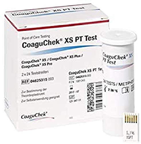 Roche Coaguchek Xs Tiras Protrombina 2X24 Uds 35 gr Roche Coaguchek Xs Tiras Protrombina 2X24 Uds 35 gr