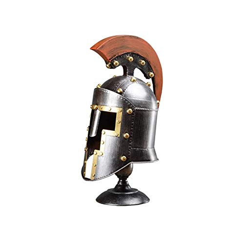 RSBCSHI Casco 29 × 22 × 51 cm, Escultura de Casco Retro Duradero y liviano, Adecuado para la decoración de la Barra de Casas Accesorios de Arte RSBCSHI Casco 29 × 22 × 51 cm, Escultura de Casco Retro Duradero y liviano, Adecuado para la decoración de la Barra de Casas Accesorios de Arte