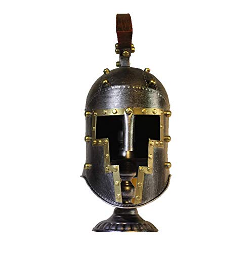 RSBCSHI Decoración de Casco de Metal, Casco Samurai Personalidad Retro Decoración de Hierro, Decoración de Mesa de artesanía 11x7.8x19.2in RSBCSHI Decoración de Casco de Metal, Casco Samurai Personalidad Retro Decoración de Hierro, Decoración de Mesa de artesanía 11x7.8x19.2in