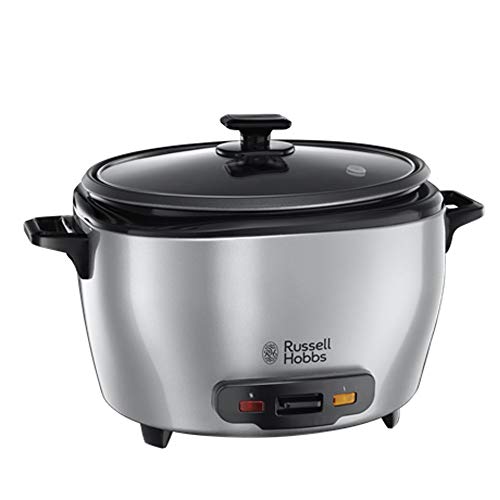 Russell Hobbs Maxicook - Arrocera (1000 W, Capacidad de 5l para 14 Tazas, Acero Inoxidable, Negro) - ref. 23570-56