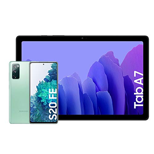 Samsung Galaxy S20 FE 4G - 256 GB, Color Verde [Versión española] + Samsung Galaxy Tab A 7 [Tablet de 10.4" FullHD]
