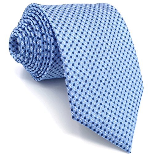 shlax&wing Gris Corbatas Para Hombre Puntos Corbata Flaca Puntos Traje de negocios Nuevo (Corbata 147cm x 8cm)