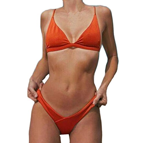 SHOBDW Bikiní de Las Mujeres Verano 2017 Dos Piezas Monokini Beachwear Acolchada de baño de Playa (M, Naranja) SHOBDW Bikiní de Las Mujeres Verano 2017 Dos Piezas Monokini Beachwear Acolchada de baño de Playa (M, Naranja)