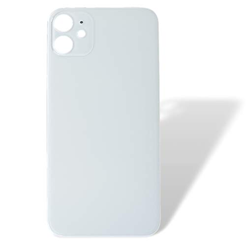 Smartex® Tapa Trasera en Vidrio Compatible con iPhone 11 | Back Glass (Blanco)