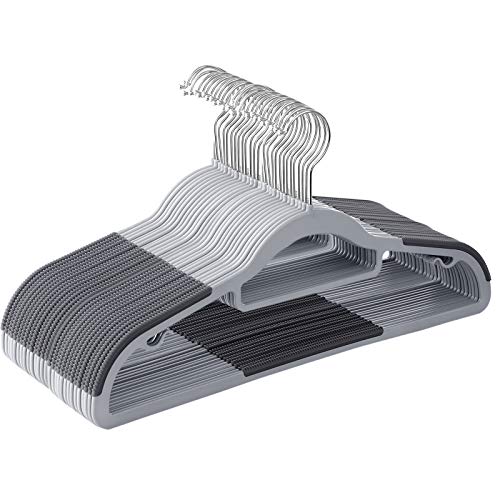 SONGMICS Paquete de 30 Perchas, Plástico, para Trabajo Pesado con Diseño Antideslizante, para Ropa, Ahorran Espacio, 0,6 cm de Grosor, Gancho Giratorio de 360°, 42 cm de Ancho, Gris CRP20G30 SONGMICS Paquete de 30 Perchas, Plástico, para Trabajo Pesado con Diseño Antideslizante, para Ropa, Ahorran Espacio, 0,6 cm de Grosor, Gancho Giratorio de 360°, 42 cm de Ancho, Gris CRP20G30