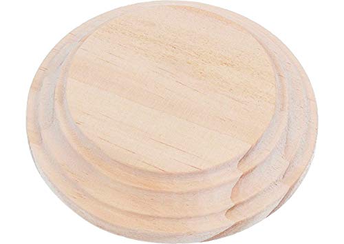Soporte, peana madera de pino macizo redonda inf. 29cm. sup. 27cm. alt. 2,3cm. Base de madera para pintar, decorar y hacer manualidades. Soporte, peana madera de pino macizo redonda inf. 29cm. sup. 27cm. alt. 2,3cm. Base de madera para pintar, decorar y hacer manualidades.