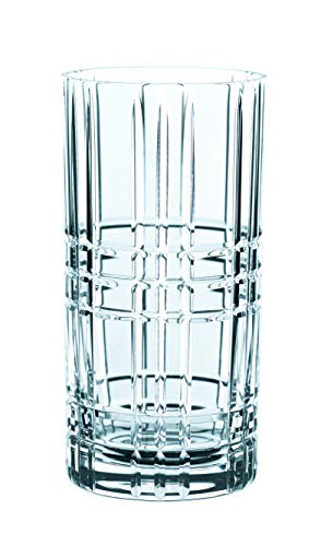 Spiegelau & Nachtmann, Juego de 4 Vasos de Cristal Cuadrados, 445 ml, 101049