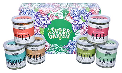 Supergarden colección gourmet liofilizada - Producto 100% puro y natural - Apto para veganos - Sin azúcares, aditivos artificiales ni conservantes añadidos - Sin gluten - No OMG