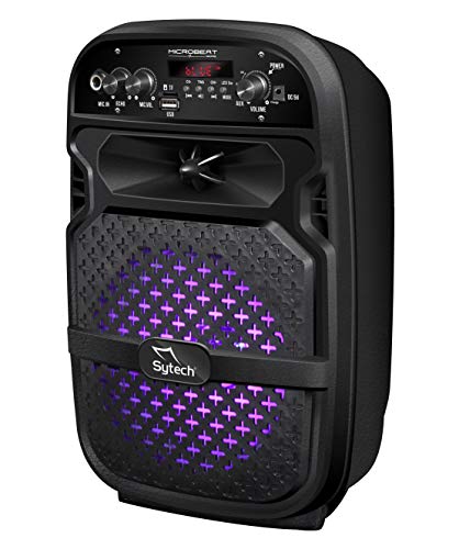 Sytech -SY-XTR15BT - Altavoz portátil e inalámbrico Bluetooth V5.0. Potencia 80W y Altavoz de 6,5”. Efecto luces RGB. Función TWS. Sintonizador FM. Indicador LED de carga. Batería recargable 1200 mAh. Sytech -SY-XTR15BT - Altavoz portátil e inalámbrico Bluetooth V5.0. Potencia 80W y Altavoz de 6,5”. Efecto luces RGB. Función TWS. Sintonizador FM. Indicador LED de carga. Batería recargable 1200 mAh.