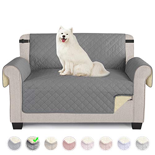 TAOCOCO Funda de sofá Impermeable Funda de cojín de protección para Mascotas Funda de sofá antisuciedad (Gris Claro/ 2 Plazas 120 * 190cm) TAOCOCO Funda de sofá Impermeable Funda de cojín de protección para Mascotas Funda de sofá antisuciedad (Gris Claro/ 2 Plazas 120 * 190cm)