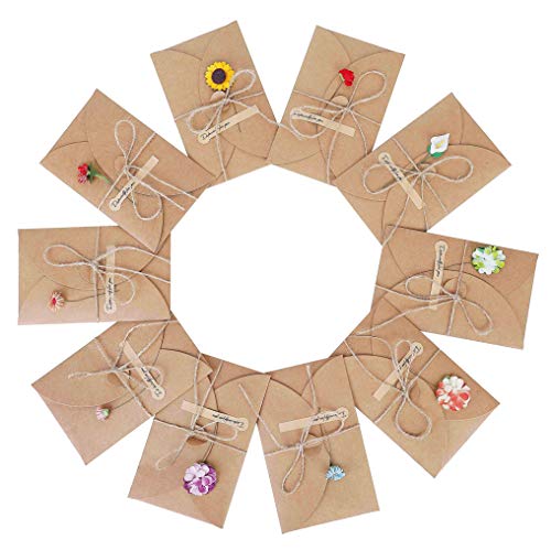 Tarjeta de Felicitación 10 pcs Papel Kraft Retro Hecho a Mano tarjeta de agradecimiento para Navidad Boda Regalo Cumpleaños Fiesta Año Nuevo 17,5x11cm Tarjeta de Felicitación 10 pcs Papel Kraft Retro Hecho a Mano tarjeta de agradecimiento para Navidad Boda Regalo Cumpleaños Fiesta Año Nuevo 17,5x11cm