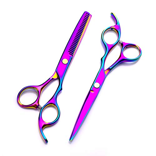 Tijeras de Perro, Tijeras de Aseo para Perros, Kit de Tijera para Mascotas de Acero Inoxidable, Kit de Peluquería Canina para Perros o Gatos, Apto para Todo Cuerpo (2 Pcs Multicolor) Tijeras de Perro, Tijeras de Aseo para Perros, Kit de Tijera para Mascotas de Acero Inoxidable, Kit de Peluquería Canina para Perros o Gatos, Apto para Todo Cuerpo (2 Pcs Multicolor)