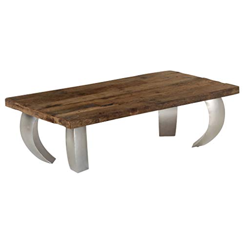 UnfadeMemory Mesa de Centro,Mesita Café,Mueble Salón,Mesa Auxiliar,Mesa de Sofá,Mesita de Salón,Estilo Vintage y Industrial,Madera Mde Traviesas y Acero Opium (110x60x35cm) UnfadeMemory Mesa de Centro,Mesita Café,Mueble Salón,Mesa Auxiliar,Mesa de Sofá,Mesita de Salón,Estilo Vintage y Industrial,Madera Mde Traviesas y Acero Opium (110x60x35cm)