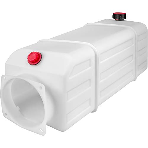 VEVOR Tanque Hidráulico de Plástico 13L Tanque Plástico de Combustible para Automóvil Bomba Hidráulica Tanque de Aceite Depósito de Combustible de Plástico