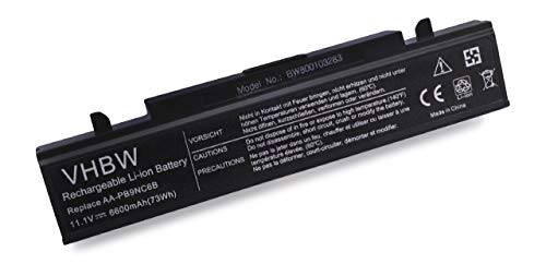 vhbw Batería para portátiles, Notebook Samsung Series E1, e2, e3, e4, NP, P, Q, R reemplaza AA-PB9NC6B, AA-PB9NC6W, AA-PB9NS6B