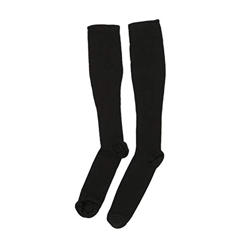 Viajes Ocasional hasta el Muslo Medias de compresión de Venas varicosas Media Pierna Alivio del Dolor Soporte 29-31CM (Color : Black, Size : M) Viajes Ocasional hasta el Muslo Medias de compresión de Venas varicosas Media Pierna Alivio del Dolor Soporte 29-31CM (Color : Black, Size : M)