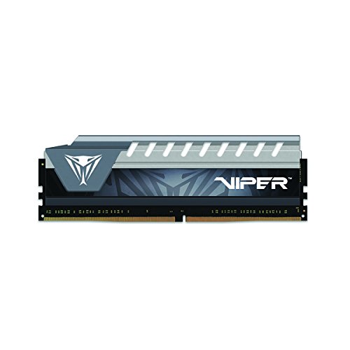 Viper Elite DDR4 2666 8GB (1x8GB) C16 Módulo RAM de Memoria Alto Rendimiento XMP 2.0 Negro/Gris PVE48G266C6GY