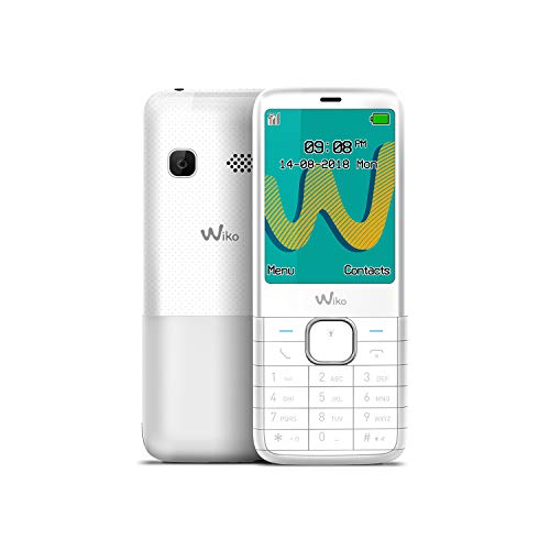 WIKO Riff3 Plus – Teléfono móvil Libre con Teclas de 2,4" (Dual SIM, Radio FM, admite Micro SD, Bluetooth, Linterna LED y Reproductor MP3) – Color Blanco WIKO Riff3 Plus – Teléfono móvil Libre con Teclas de 2,4" (Dual SIM, Radio FM, admite Micro SD, Bluetooth, Linterna LED y Reproductor MP3) – Color Blanco