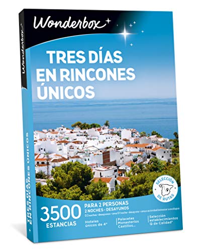 WONDERBOX Caja Regalo - Tres DÍAS EN RINCONES ÚNICOS - 3.500 estancias en España y Europa WONDERBOX Caja Regalo - Tres DÍAS EN RINCONES ÚNICOS - 3.500 estancias en España y Europa